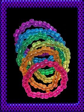 Scene Rave Rainbow Kandi Singles
